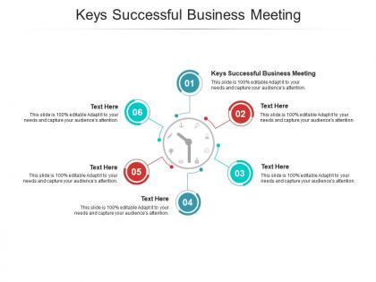 Keys successful business meeting ppt powerpoint presentation show model cpb