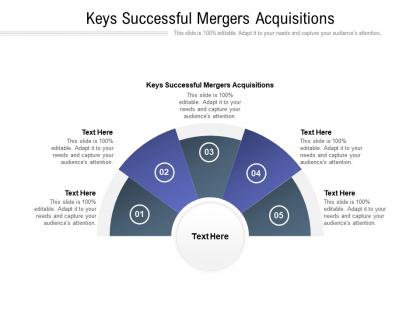 Keys successful mergers acquisitions ppt powerpoint presentation model themes cpb