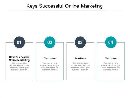 Keys successful online marketing ppt powerpoint presentation visual aids inspiration cpb
