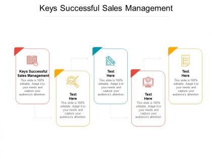 Keys successful sales management ppt powerpoint presentation portfolio inspiration cpb