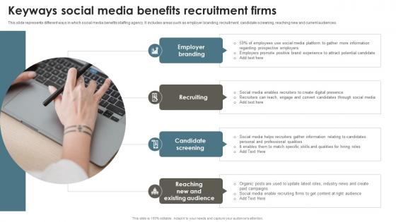 Keyways Social Media Benefits Recruitment Firms Recruitment Agency Effective Marketing Strategy SS V