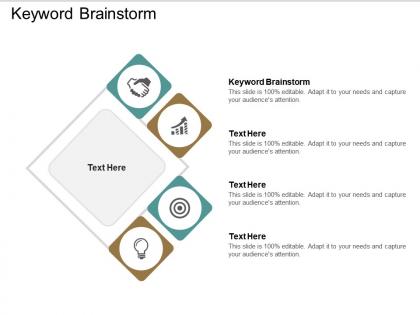 Keyword brainstorm ppt powerpoint presentation show cpb