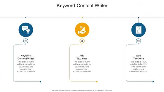 Keyword Content Writer In Powerpoint And Google Slides Cpb