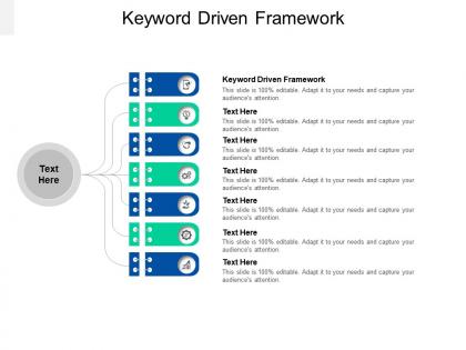 Keyword driven framework ppt powerpoint presentation model graphics download cpb