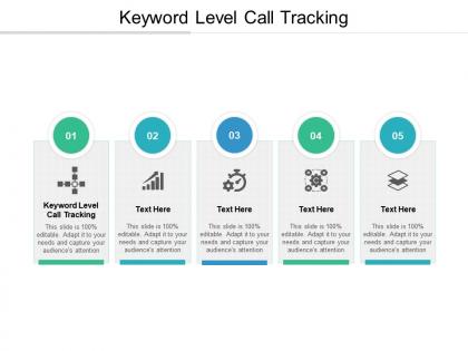 Keyword level call tracking ppt powerpoint presentation show information cpb