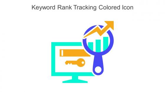 Keyword Rank Tracking Colored Icon In Powerpoint Pptx Png And Editable Eps Format