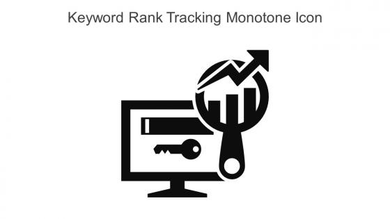 Keyword Rank Tracking Monotone Icon In Powerpoint Pptx Png And Editable Eps Format