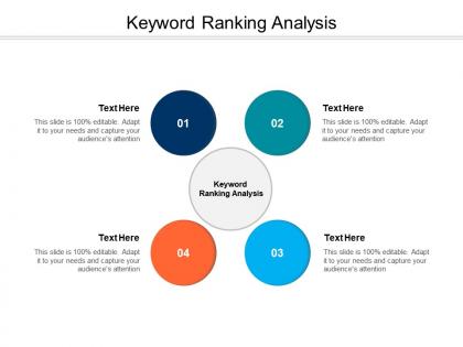 Keyword ranking analysis ppt powerpoint presentation show visual aids cpb