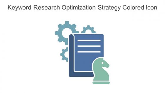 Keyword Research Optimization Strategy Colored Icon In Powerpoint Pptx Png And Editable Eps Format