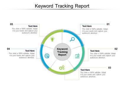 Keyword tracking report ppt powerpoint presentation ideas structure cpb
