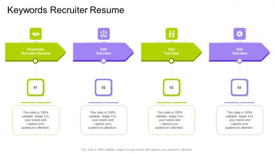 Keywords Recruiter Resume In Powerpoint And Google Slides Cpb