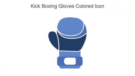 Kick Boxing Gloves Colored Icon In Powerpoint Pptx Png And Editable Eps Format