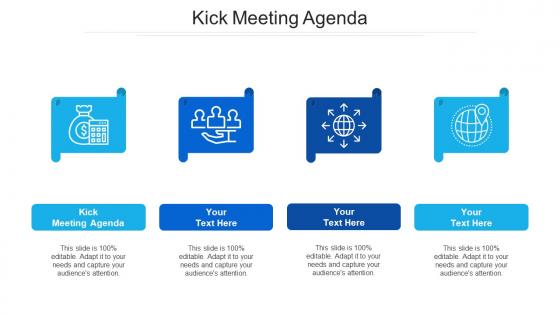Kick meeting agenda ppt powerpoint presentation show demonstration cpb