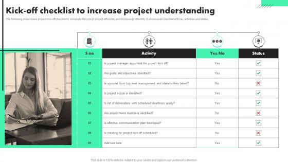 Kick Off Checklist To Increase Project Understanding
