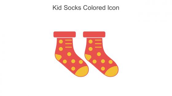 Kid Socks Colored Icon In Powerpoint Pptx Png And Editable Eps Format