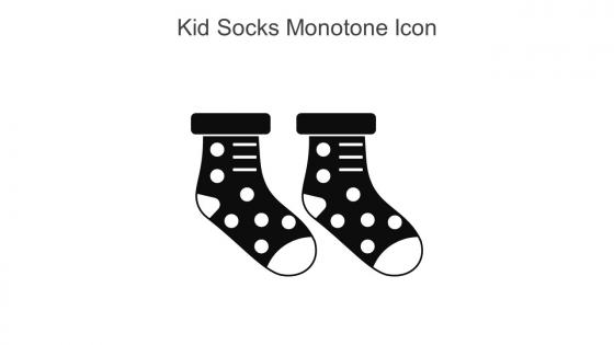 Kid Socks Monotone Icon In Powerpoint Pptx Png And Editable Eps Format