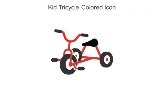 Kid Tricycle Colored Icon In Powerpoint Pptx Png And Editable Eps Format