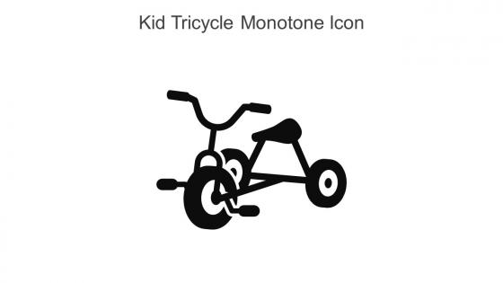 Kid Tricycle Monotone Icon In Powerpoint Pptx Png And Editable Eps Format