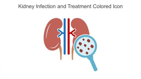 Kidney Infection And Treatment Colored Icon In Powerpoint Pptx Png And Editable Eps Format
