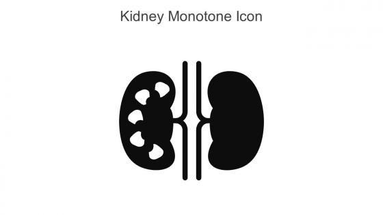 Kidney Monotone Icon In Powerpoint Pptx Png And Editable Eps Format