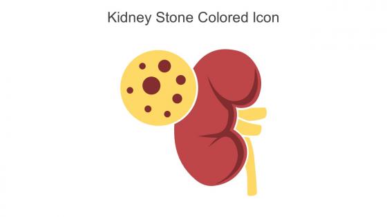 Kidney Stone Colored Icon In Powerpoint Pptx Png And Editable Eps Format
