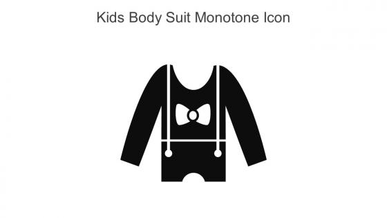 Kids Body Suit Monotone Icon In Powerpoint Pptx Png And Editable Eps Format