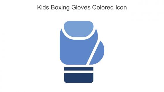 Kids Boxing Gloves Colored Icon In Powerpoint Pptx Png And Editable Eps Format
