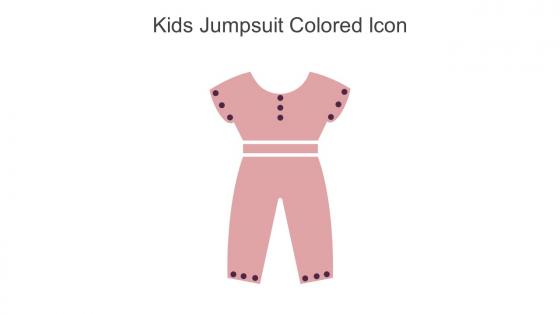 Kids Jumpsuit Colored Icon In Powerpoint Pptx Png And Editable Eps Format