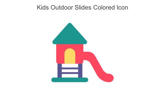 Kids Outdoor Slides Colored Icon In Powerpoint Pptx Png And Editable Eps Format
