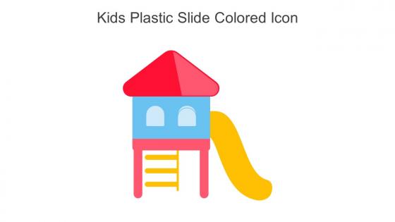 Kids Plastic Slide Colored Icon In Powerpoint Pptx Png And Editable Eps Format