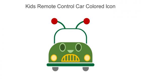 Kids Remote Control Car Colored Icon In Powerpoint Pptx Png And Editable Eps Format
