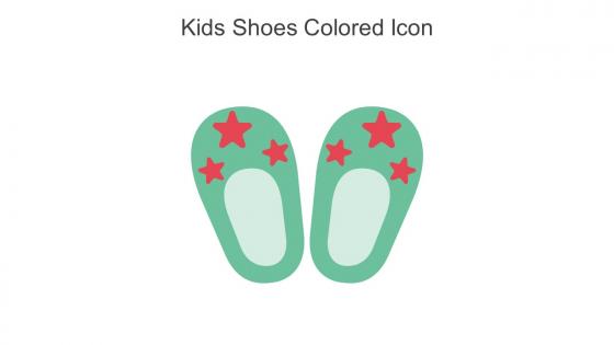 Kids Shoes Colored Icon In Powerpoint Pptx Png And Editable Eps Format