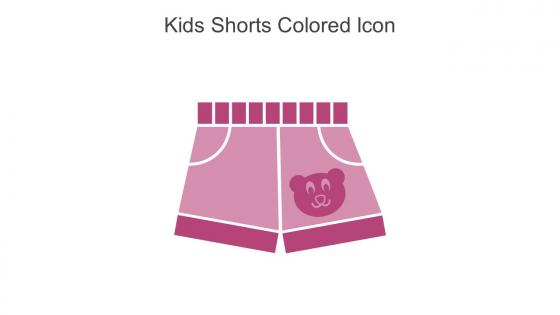Kids Shorts Colored Icon In Powerpoint Pptx Png And Editable Eps Format