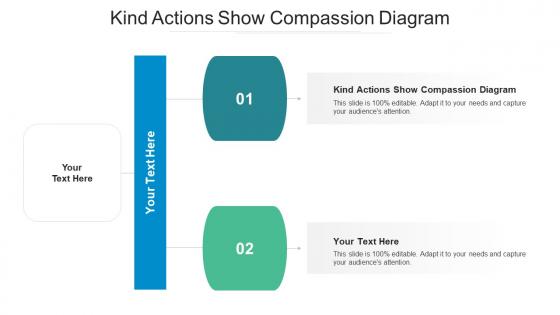 Kind actions show compassion diagram ppt powerpoint presentation information cpb