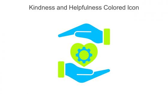 Kindness And Helpfulness Colored Icon In Powerpoint Pptx Png And Editable Eps Format