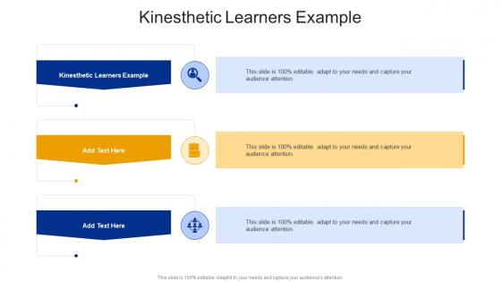 Kinesthetic Learners Example In Powerpoint And Google Slides Cpb