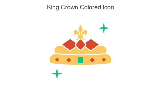 King Crown Colored Icon In Powerpoint Pptx Png And Editable Eps Format