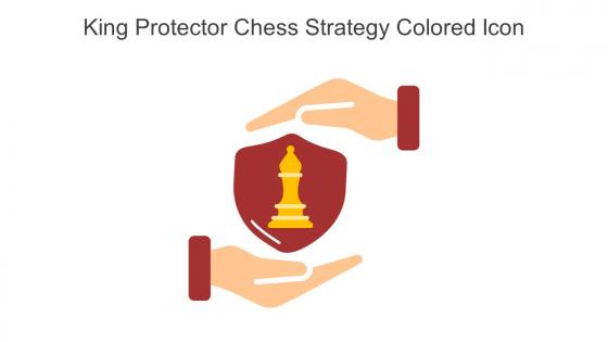 King Protector Chess Strategy Colored Icon In Powerpoint Pptx Png And Editable Eps Format