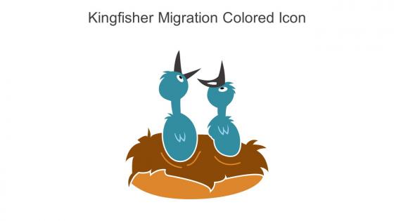 Kingfisher Migration Colored Icon In Powerpoint Pptx Png And Editable Eps Format