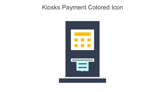 Kiosks Payment Colored Icon In Powerpoint Pptx Png And Editable Eps Format