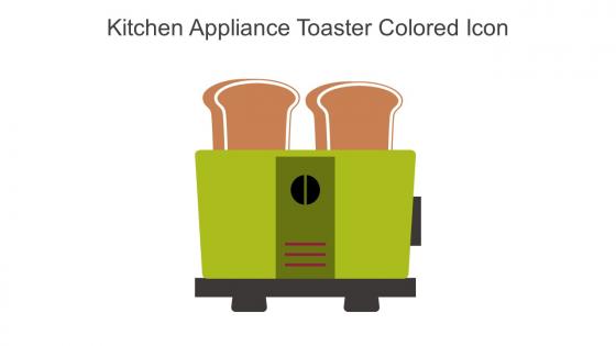 Kitchen Appliance Toaster Colored Icon In Powerpoint Pptx Png And Editable Eps Format
