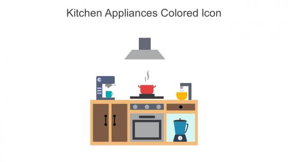 Kitchen Appliances Colored Icon In Powerpoint Pptx Png And Editable Eps Format