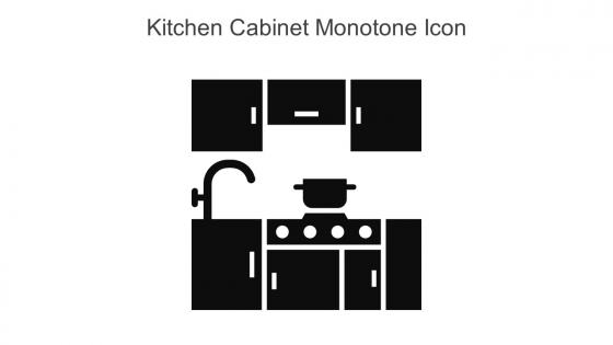 Kitchen Cabinet Monotone Icon In Powerpoint Pptx Png And Editable Eps Format