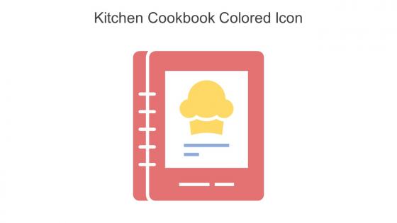 Kitchen Cookbook Colored Icon In Powerpoint Pptx Png And Editable Eps Format