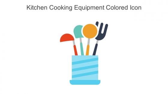 Kitchen Cooking Equipment Colored Icon In Powerpoint Pptx Png And Editable Eps Format