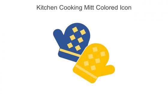 Kitchen Cooking Mitt Colored Icon In Powerpoint Pptx Png And Editable Eps Format