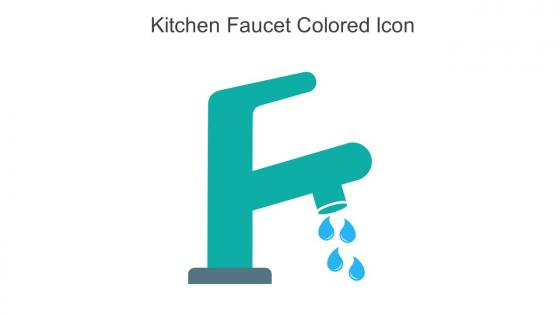 Kitchen Faucet Colored Icon In Powerpoint Pptx Png And Editable Eps Format
