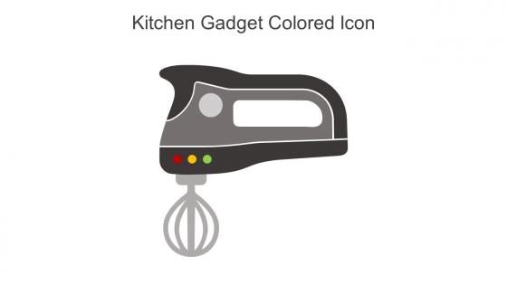 Kitchen Gadget Colored Icon In Powerpoint Pptx Png And Editable Eps Format