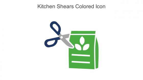 Kitchen Shears Colored Icon In Powerpoint Pptx Png And Editable Eps Format