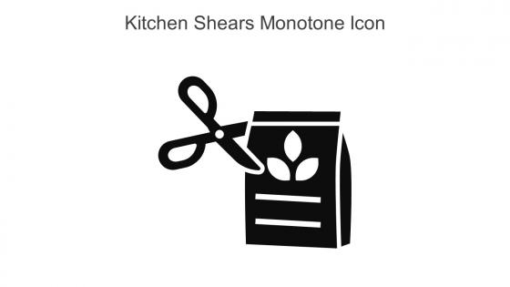 Kitchen Shears Monotone Icon In Powerpoint Pptx Png And Editable Eps Format